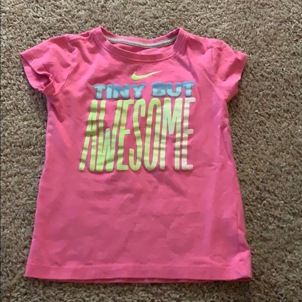 Tiny but Awesome shirt size girls 6 Pre Ow…